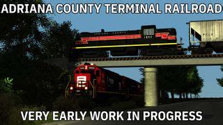 Early Work In Progress Ardriana County Terminal Railroad V0.01 - Train ...