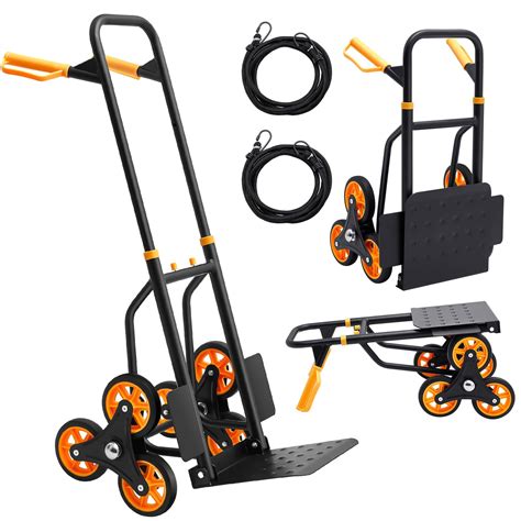 Buy Timtin Heavy Duty Stair Hand Truck 440 Lbs Stair Climbing Cart with ...
