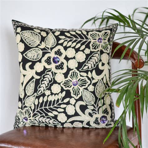 Embroidered Cushion Cover