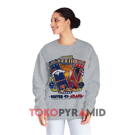 Vintage Denver Vs Atlanta NFL Super Bowl Shirt - TokoPyramid