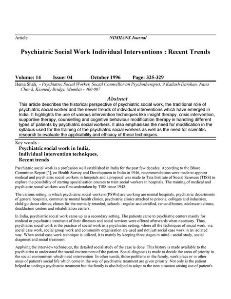 9 - SAMASDND - Article NIMHANS Journal Psychiatric Social Work ...