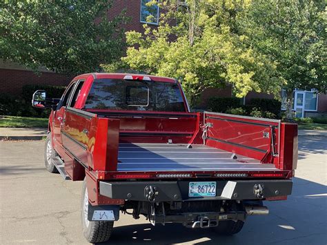 SherpTek modular truck bed and flatbed systems on long bed (8-foot ...
