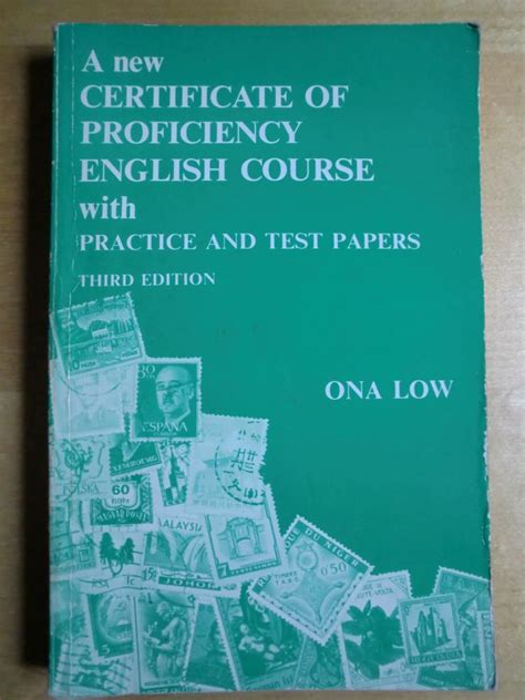 New Certificate of Proficiency English Course for Foreign Students ...