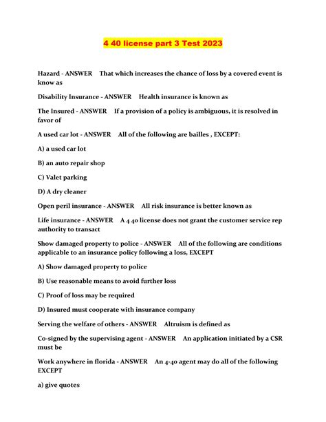 Practice Test for Type III License 的图像结果