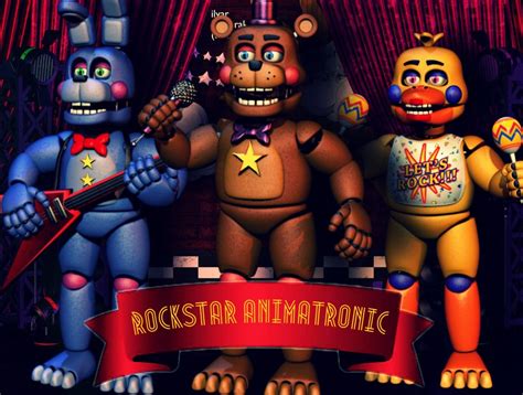 ROCKSTAR ANIMATRONIC FNAF 6 | Fnaf, Fnaf characters, Five nights at ...