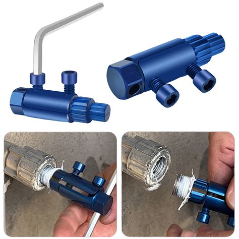 Ettsollp Damaged Screw Extractor Set for Bolt Removal And Broken Pipe Repair Easy Out Tool Kit ...