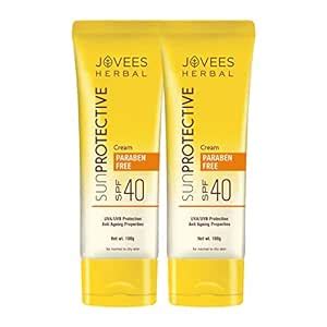 Jovees Herbal Sun Protective Sunscreen SPF 40,| Lightweight and Oil ...