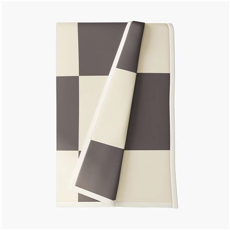 Buy PORTICO Grey Checked Cotton Single Bed Dohar - 150x250cm from ...