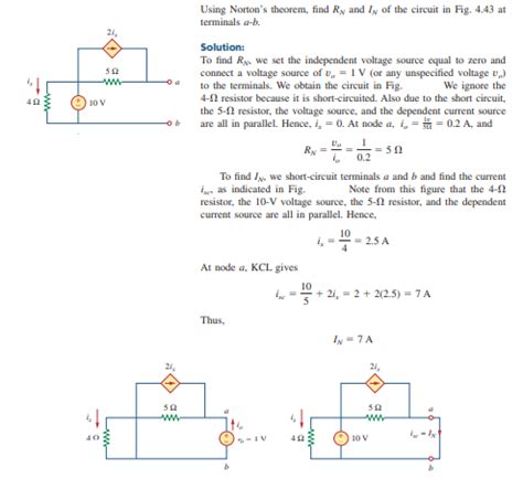 Image result for Norton's theorem Examples