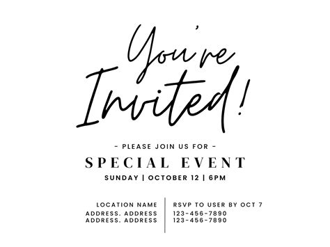 Image result for Simple Invitation Card Design
