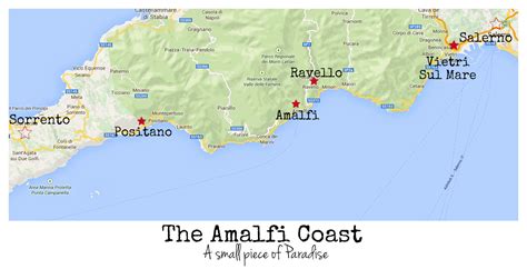 Italy map amalfi coast pictures