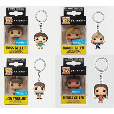 Funko POP！Friends Ross Rachel Joey Monica Keychain Action Figure ...