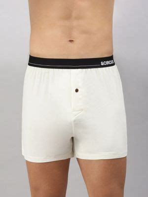 Buy Tailor and Circus Men Boxer Mid Waist White (S) Online