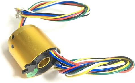 Buy Taidacent Through Bore Electrical Slip Ring Rotary Electrical ...