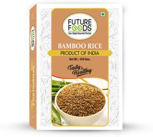 Future Foods Bamboo rice, Bamboo seeds, Pack of 1, 450 grams Brown ...