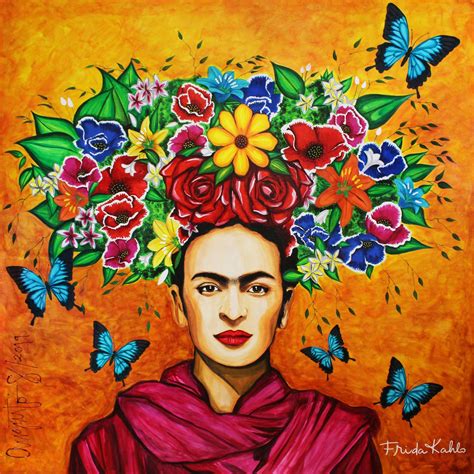 Frida Kahlo Painting by Augusto Sanchez | Saatchi Art | Mexican artist ...
