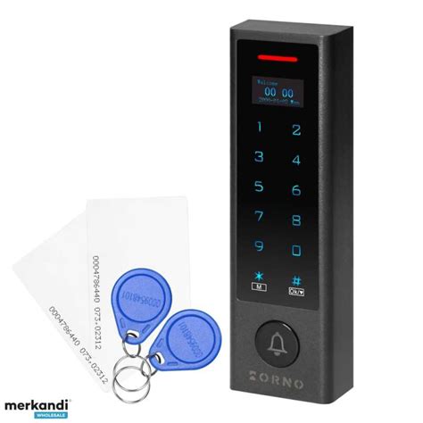 Touch code lock with card and proximity key fob reader.OLED screen. Wi ...