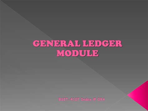 Image result for General Ledger Module