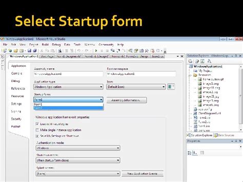 Image result for Startup Form in Visual Basic