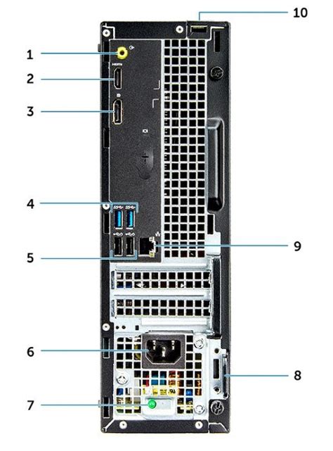 OptiPlex 3050: Visual guide to your computer | Dell India