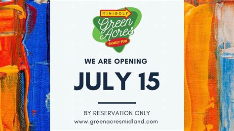 Green Acres Mini Golf course to open on July 15 | newswest9.com