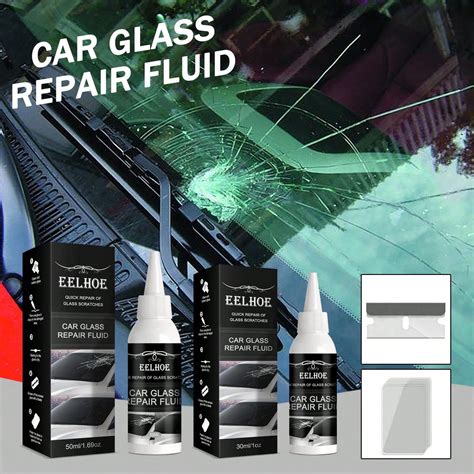 Automotive Glass Crack Repair Liquid Front Windshield Crack Repair Special Scratch Reducing ...