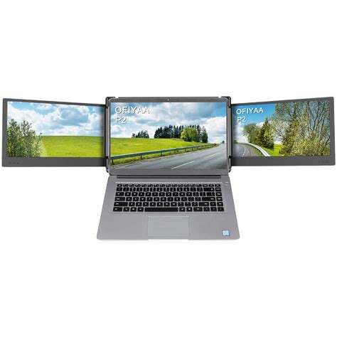 OFIYAA P2 Portable Monitor 11.6'' FHD 1080P IPS, Attachable Dual and ...