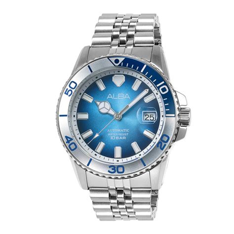 ALBA Mechanical Blue Dial Men's Automatic Watch AU4059X1 – KRISHNA ...