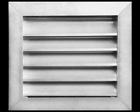 16"w X 12"h Aluminum Outdoor Weather Proof Louver - Rain & Waterproof ...