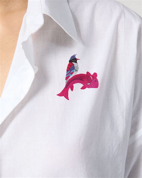 Siv Shirt - White Printed – Nicobar