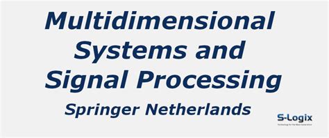 Multidimensional Systems and Signal Processing - Springer Netherlands ...