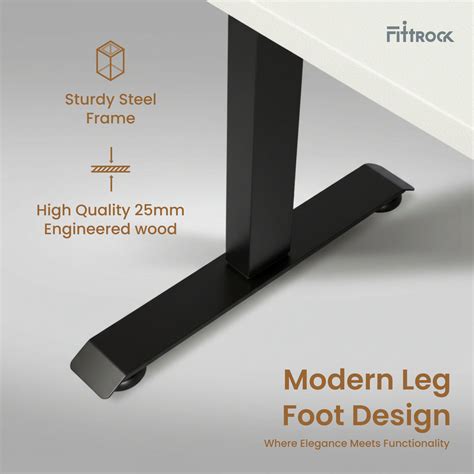 RATI S1 Frosty White Single Motor Sit-Stand Desk | Fittrock – Fittrock ...