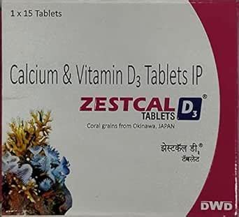 ZESTCAL D3 - Strip of 15 Tablets : Amazon.in: Health & Personal Care