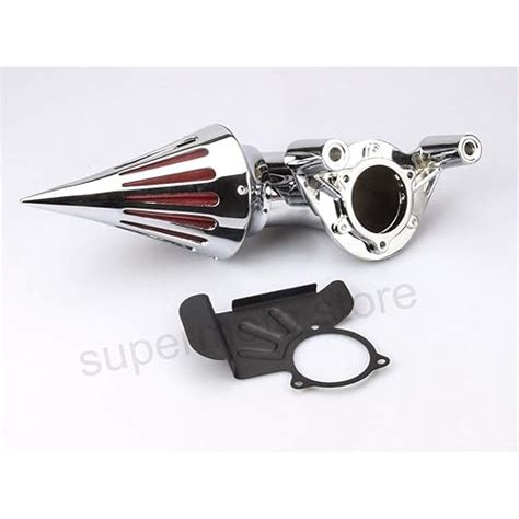 Buy Chrome Spike Air Cleaner Kit harley touring air Intake system ...