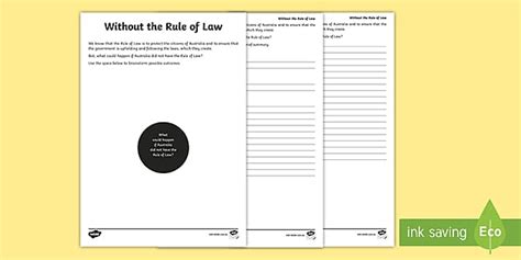 Without the Rule of Law (teacher made) - Twinkl