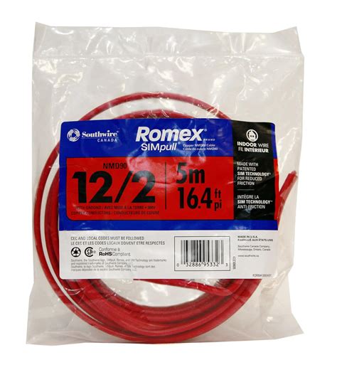 Southwire 47230805 Romex SIMpull NMD90 Copper Wire Electrical Cable, 12 ...