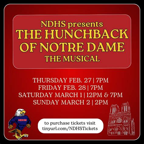NDHS Presents: The Hunchback of Notre Dame the Musical, 5875 Cloverdale ...