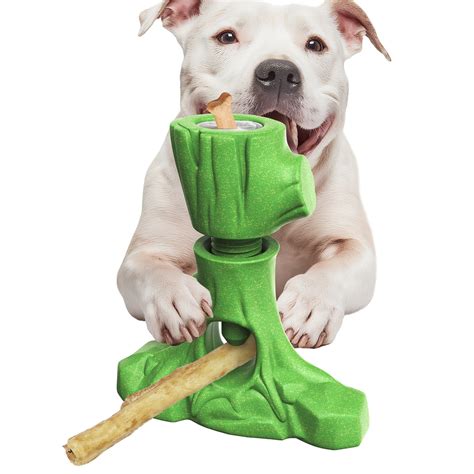 KADTC 3 in1 Root Durable Bully Stick Holder & Indestructible Dog Chew ...