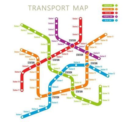 Transportation Map Vector 的图像结果