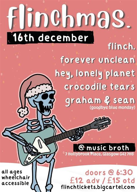 flinchmas., Music Broth, Barrhead, 16 December 2023 | AllEvents