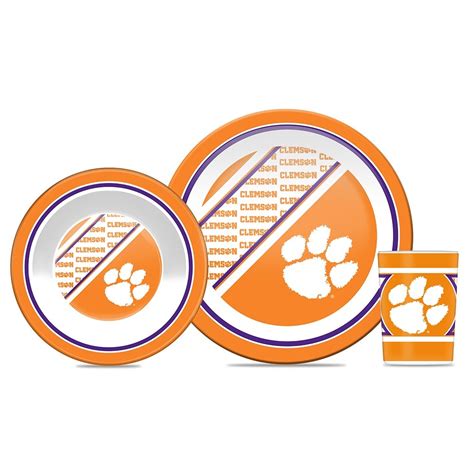 Clemson Tigers Children's Dinner Set : Amazon.in: Sports, Fitness ...