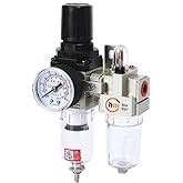HOSEMART FRL Unit 1/2" Inch BSP Pneumatic (Air Filter + Regulator ...