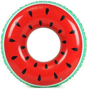 ZWEELAY Swim Ring Swimming Floating Rings, Watermelon Swim Floatation ...