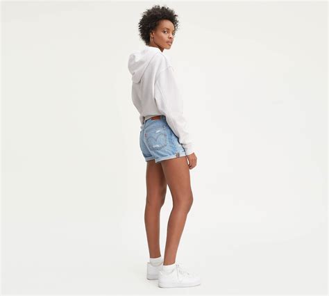 501® Long Womens Shorts - Light Wash | Levi's® US