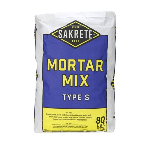 Sakrete Type-S Mortar Mix 80 lb. (42 bags/pallet) | SiteOne US