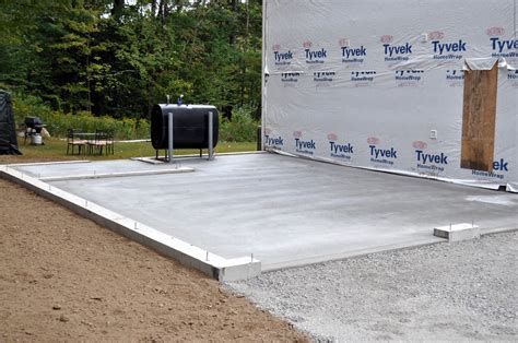 The Grange House: Garage Foundation and Slab Finished