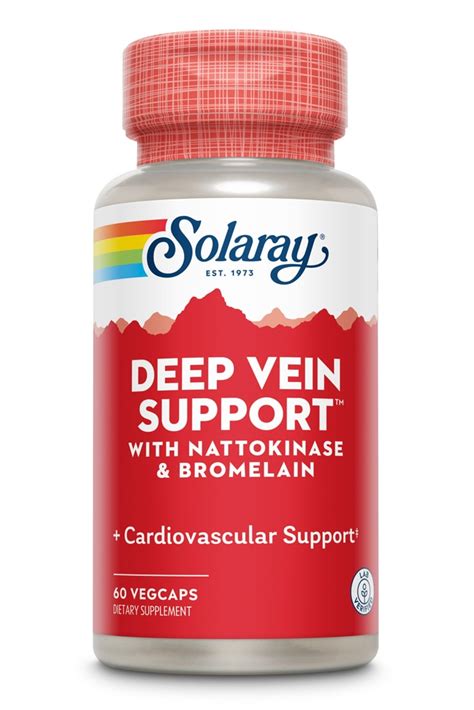 Solaray Deep Vein Support™ -- 60 Vegetarian Capsules - Vitacost