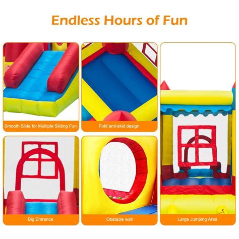 Buy Indoor Outdoor Inflatable Bounce House for 3-10 yr Kids, Bouncy ...