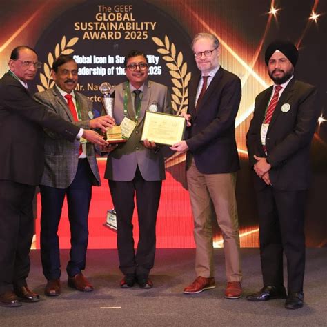 Shri Naveen Srivastava Wins Global Icon in Sustainability Leadership ...