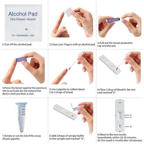 H. Pylori Test Kit - 25 Tests Included | Home Helicobacter Detection | Results in 10-15 Minutes ...
